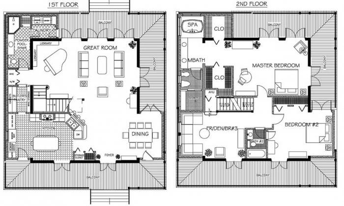 Projektet är ett hus av tegelstenar. Typiska projekt av tegelhus och hus