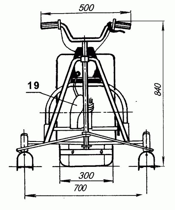 En snöskoter från en motoblock med egna händer. Hur man gör en hemlagad snöskoter från en motoblock?