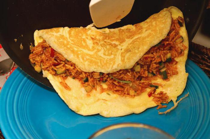 ris omelet recept