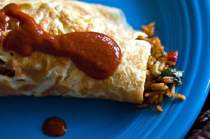 ris omelet recept med foto