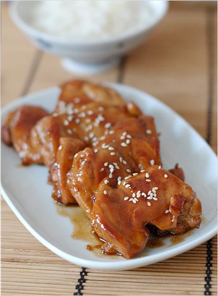 kyckling med teriyaki sås