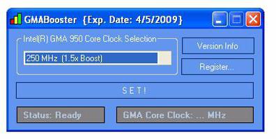 intel gma 950 överklocka