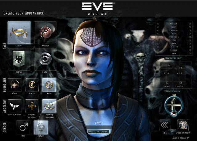 eve online val av tävling