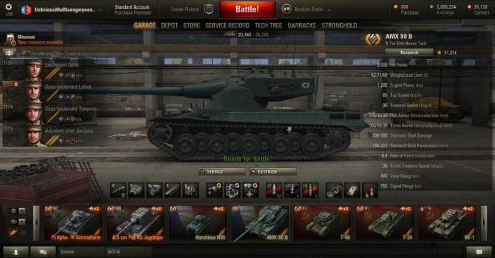 T57 Tank Tung, Värld av tankar: recension, guide, funktion, hemligheter