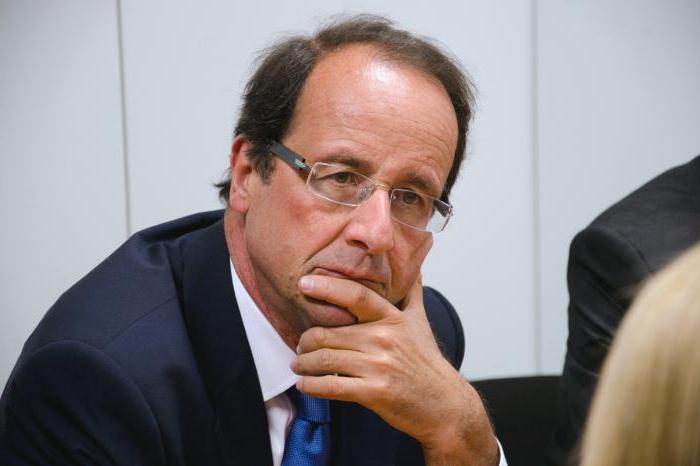 Franska presidenten Francois Hollande