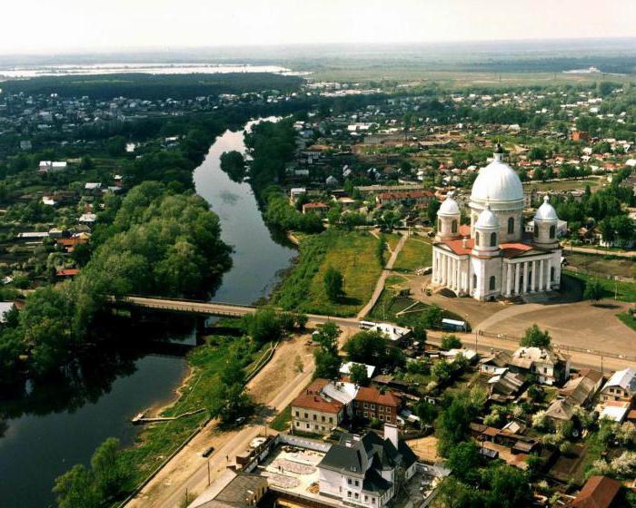 Städer i Tambovregionen: lista. Territory, population