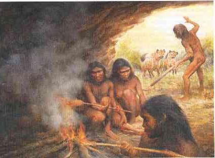 Apa-liknande och första forntida människor