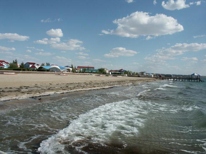 Kazakstan vilar på Kaspiska havet