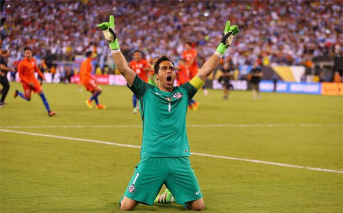 Claudio Bravo är målvakten i Chile och 