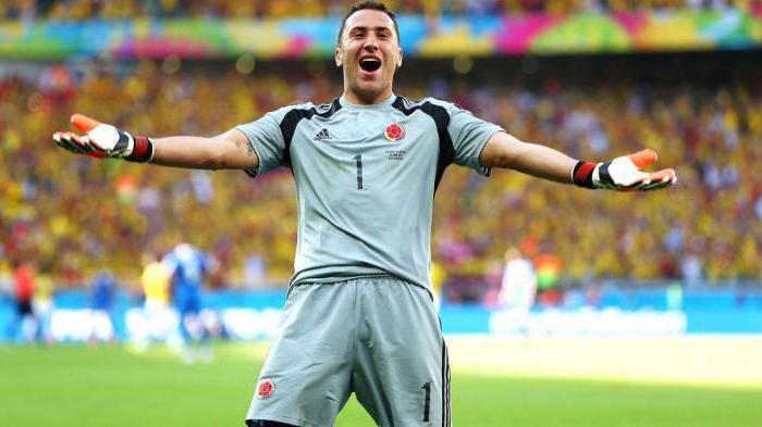 Columbian målvakt Ospina David