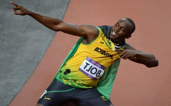 Den snabbaste personen i världen är Usain Bolt